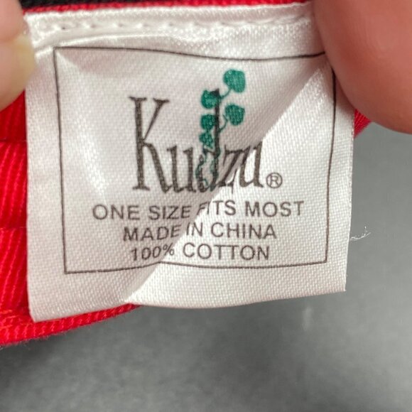 Kudzu Nascar Racing Black/Red Adjustable Visor - Picture 4 of 4